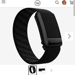 Whoop Onyx Cloudknit Black Wrist Band NWOT